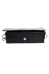 Black Leather Police Officers Pouch