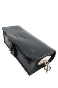 Black Leather Police Officers Pouch