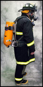 Firefighter with mask