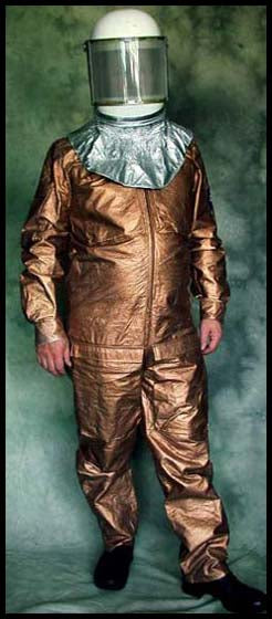 Gold Fire-Proximity Suit