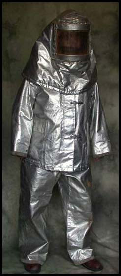 Silver Fire-Proximity Suit