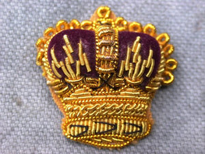 Queen Victorian Officers Rank Crown