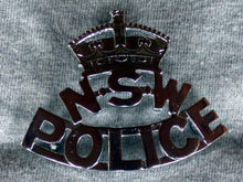 Load image into Gallery viewer, NSW Kings Crown Police cap badge
