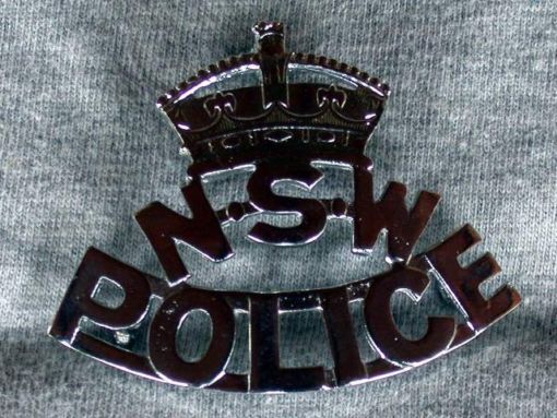 NSW Kings Crown Police cap badge