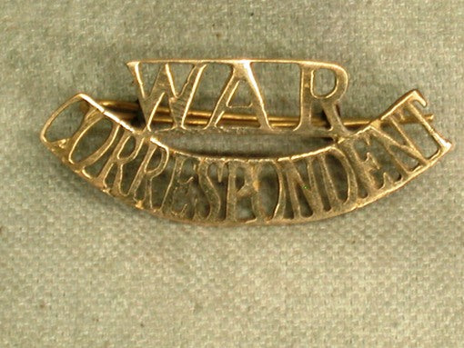 WW2 War Correspondent Badge