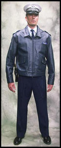 Australian Winter Police Leather Jacket
