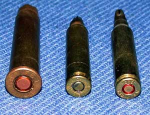 Unfired blank rounds